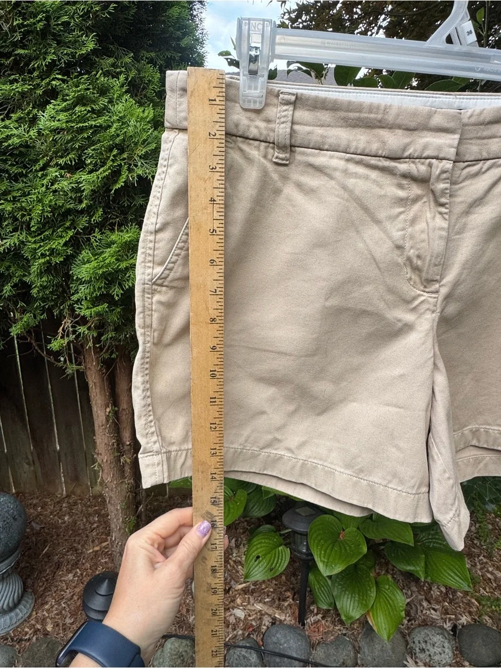 J.Crew Women’s Chino Shorts – Size 14 – Khaki Beige